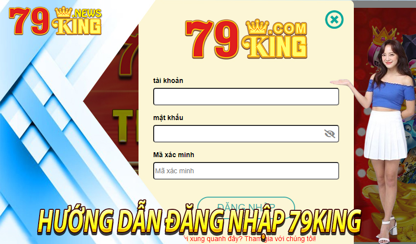 Hướng dẫn đăng nhập 79king