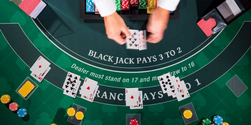 Quy định rút bài trong game blackjack